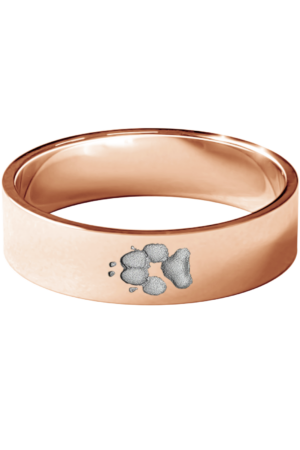 Ring mit originalem Pfotenabdruck (in 3 Farben verfügbar)