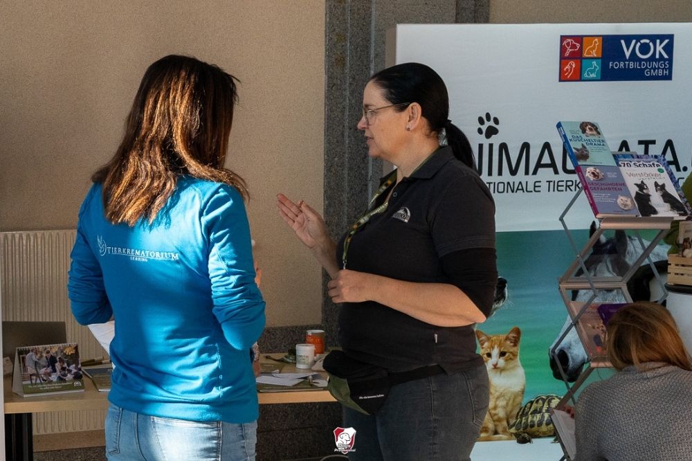 Manuela vom Tierkrematorium Lebring am 11. Hundetrainerkongress Dogs Professional 2025.